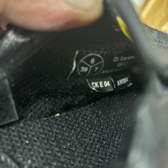 Dr. Martens Black Slip On Comfort Clogs 8B02 Series Womens Size US 8 EU 39 - Picture 7 of 8